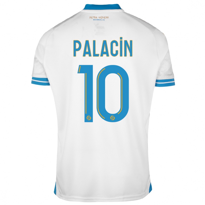 Niño Fútbol Camiseta Sara Palacin #10 Blanco 1ª Equipación 2023/24 México