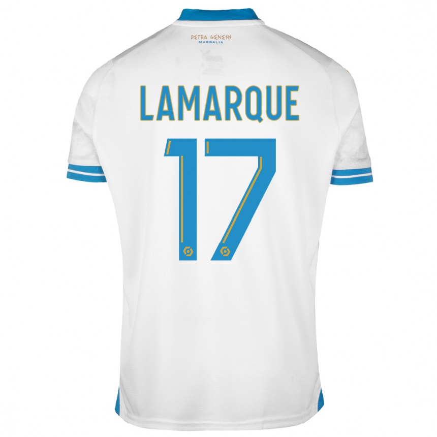 Niño Fútbol Camiseta Alais Lamarque #17 Blanco 1ª Equipación 2023/24 México