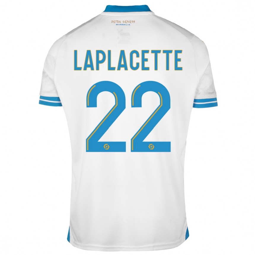 Niño Fútbol Camiseta Tess Laplacette #22 Blanco 1ª Equipación 2023/24 México