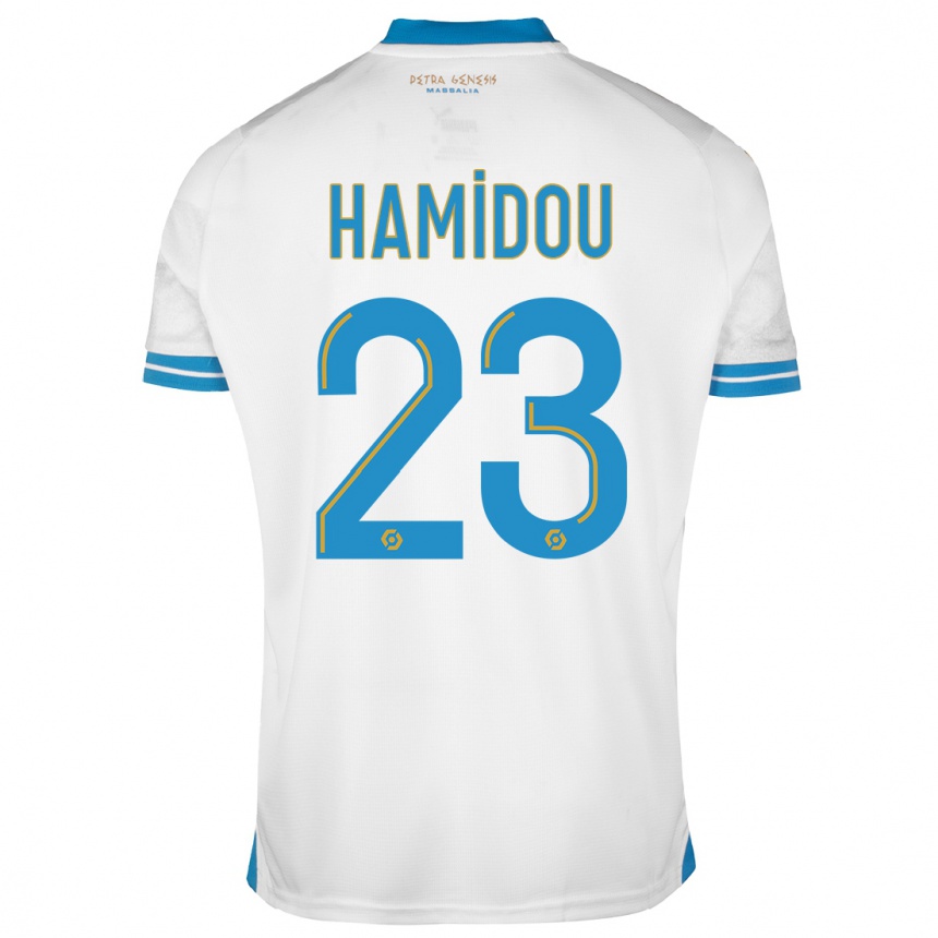 Niño Fútbol Camiseta Jamila Hamidou #23 Blanco 1ª Equipación 2023/24 México