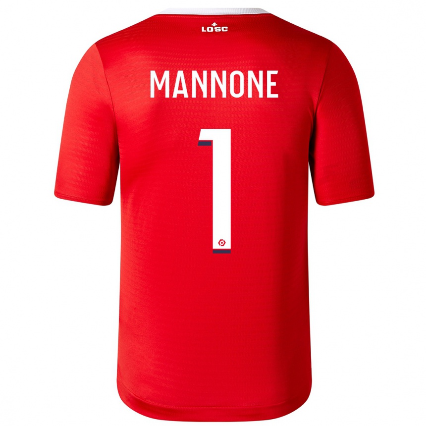 Niño Fútbol Camiseta Vito Mannone #1 Rojo 1ª Equipación 2023/24 México