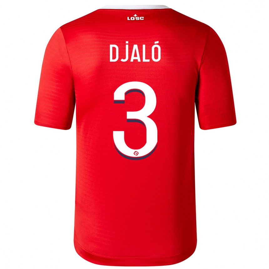 Niño Fútbol Camiseta Tiago Djaló #3 Rojo 1ª Equipación 2023/24 México