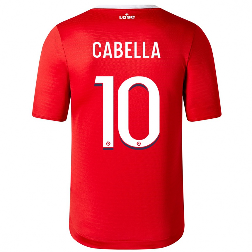 Niño Fútbol Camiseta Rémy Cabella #10 Rojo 1ª Equipación 2023/24 México