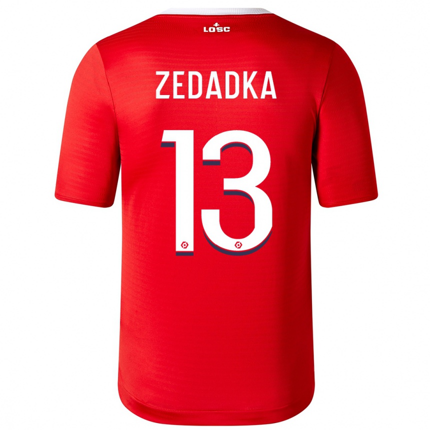 Niño Fútbol Camiseta Akim Zedadka #13 Rojo 1ª Equipación 2023/24 México