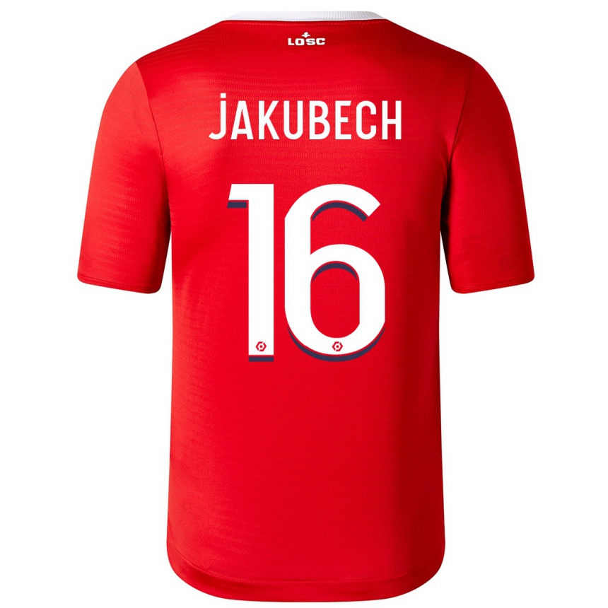 Niño Fútbol Camiseta Adam Jakubech #16 Rojo 1ª Equipación 2023/24 México