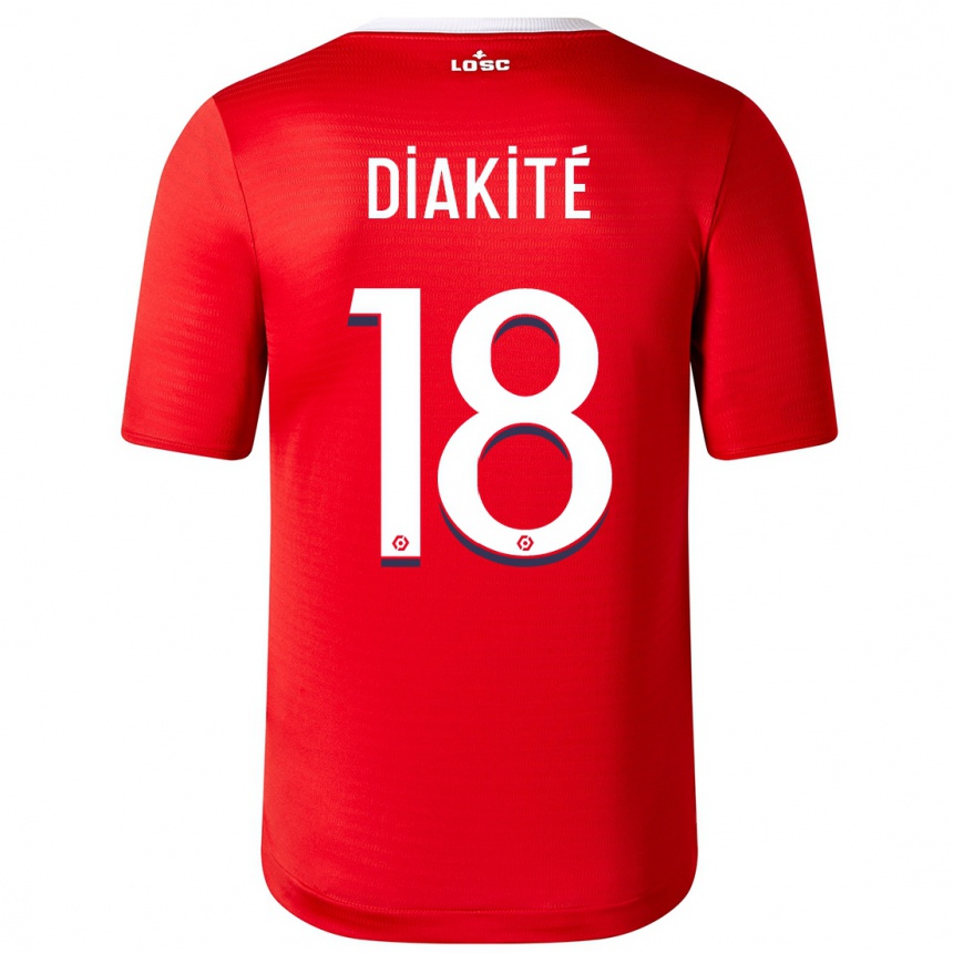 Niño Fútbol Camiseta Bafodé Diakité #18 Rojo 1ª Equipación 2023/24 México