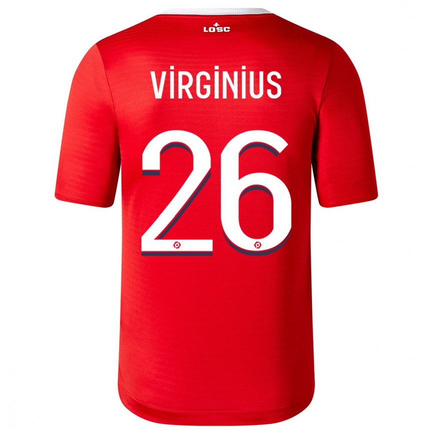 Niño Fútbol Camiseta Alan Virginius #26 Rojo 1ª Equipación 2023/24 México