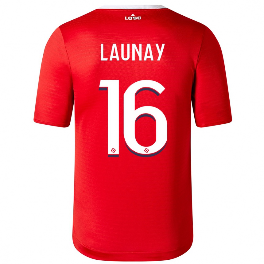 Niño Fútbol Camiseta Elisa Launay #16 Rojo 1ª Equipación 2023/24 México