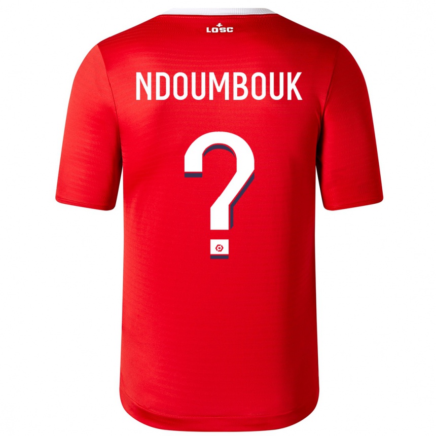 Niño Fútbol Camiseta Marlyse Ngo Ndoumbouk #0 Rojo 1ª Equipación 2023/24 México