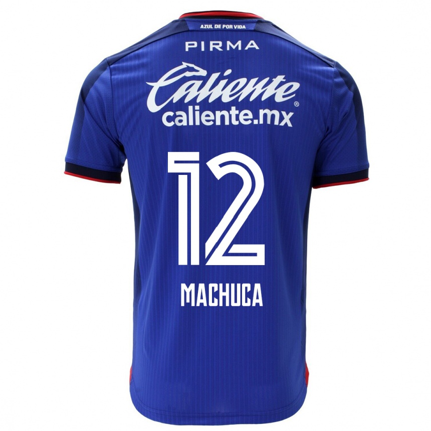 Niño Fútbol Camiseta Gabriela Machuca #12 Azul 1ª Equipación 2023/24 México