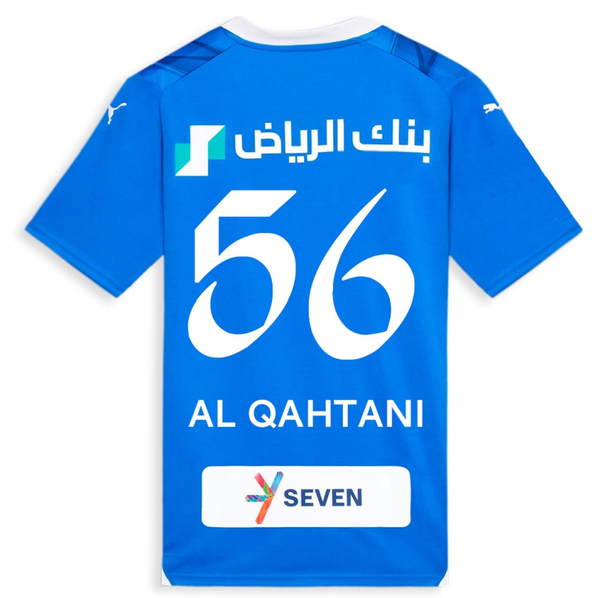 Niño Fútbol Camiseta Mohammed Al-Qahtani #56 Azul 1ª Equipación 2023/24 México