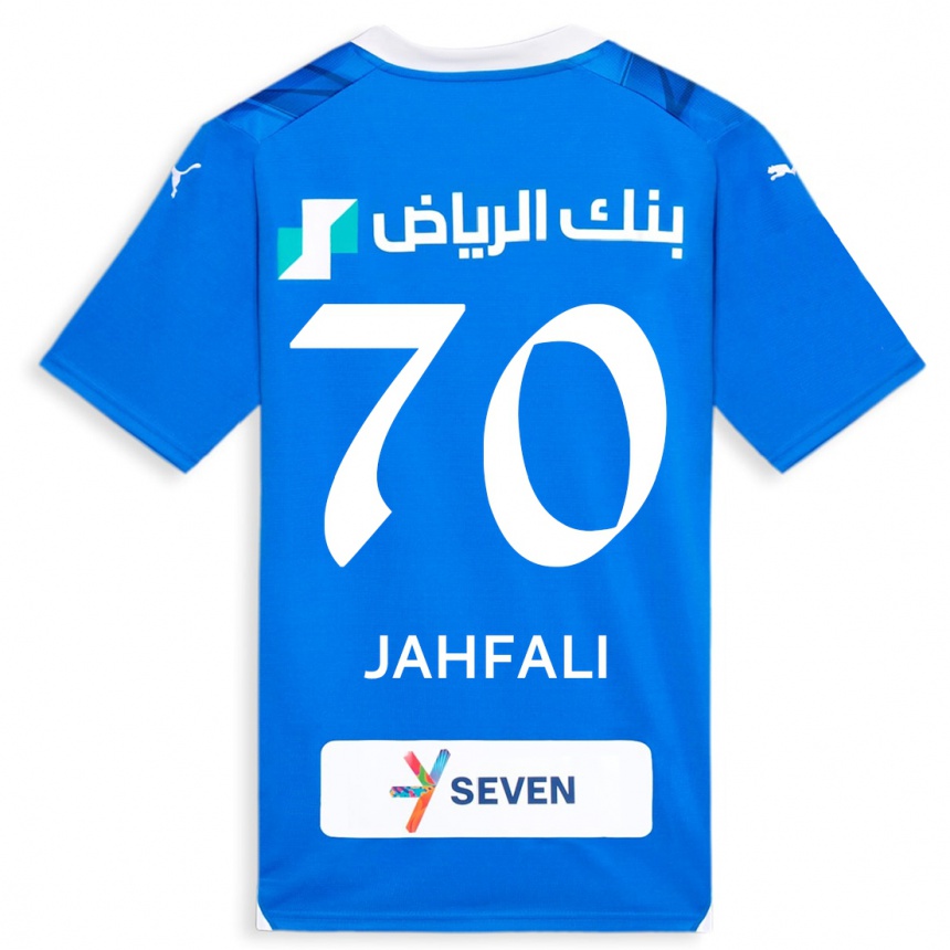 Niño Fútbol Camiseta Mohammed Jahfali #70 Azul 1ª Equipación 2023/24 México