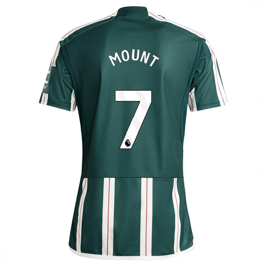 Niño Fútbol Camiseta Mason Mount #7 Verde Oscuro 2ª Equipación 2023/24 México