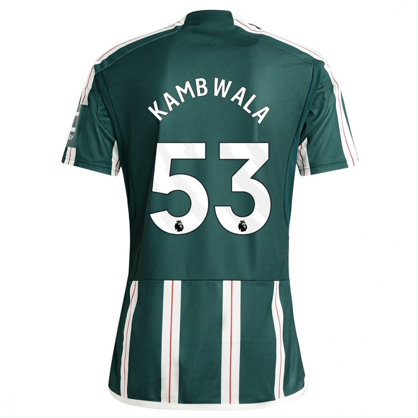 Niño Fútbol Camiseta Willy Kambwala #53 Verde Oscuro 2ª Equipación 2023/24 México