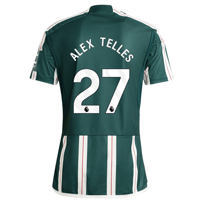 Niño Fútbol Camiseta Alex Nicolao Telles #27 Verde Oscuro 2ª Equipación 2023/24 México