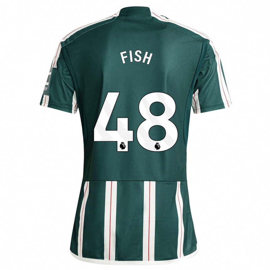 Niño Fútbol Camiseta Will Fish #48 Verde Oscuro 2ª Equipación 2023/24 México