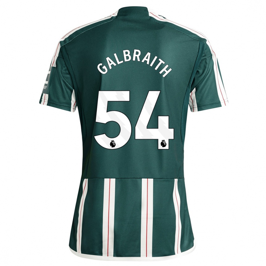 Niño Fútbol Camiseta Ethan Galbraith #54 Verde Oscuro 2ª Equipación 2023/24 México