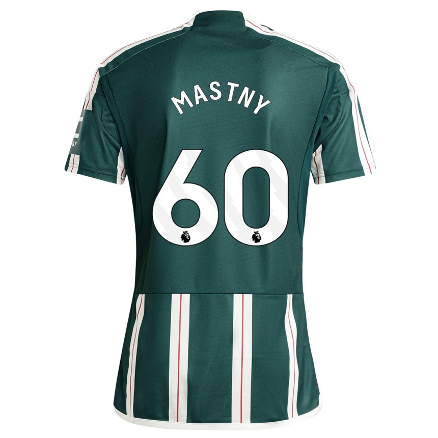 Niño Fútbol Camiseta Ondrej Mastny #60 Verde Oscuro 2ª Equipación 2023/24 México