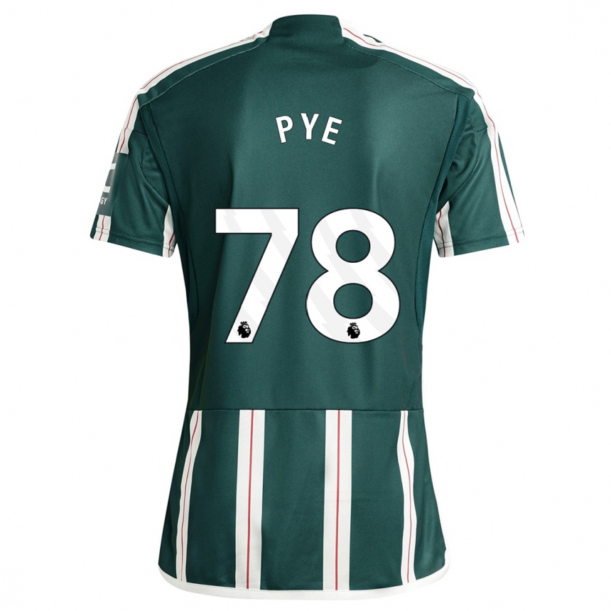 Niño Fútbol Camiseta Logan Pye #78 Verde Oscuro 2ª Equipación 2023/24 México