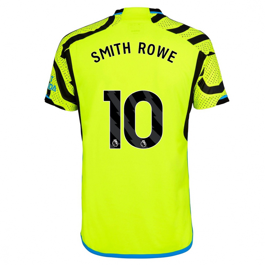 Niño Fútbol Camiseta Emile Smith Rowe #10 Amarillo 2ª Equipación 2023/24 México