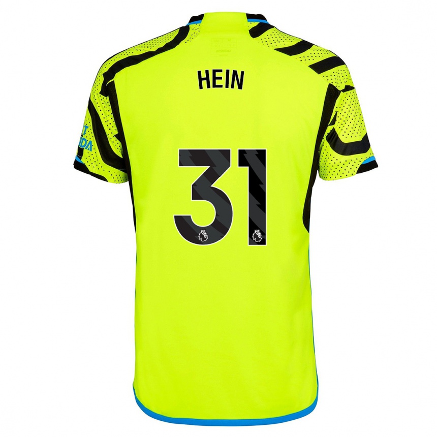 Niño Fútbol Camiseta Karl Hein #31 Amarillo 2ª Equipación 2023/24 México