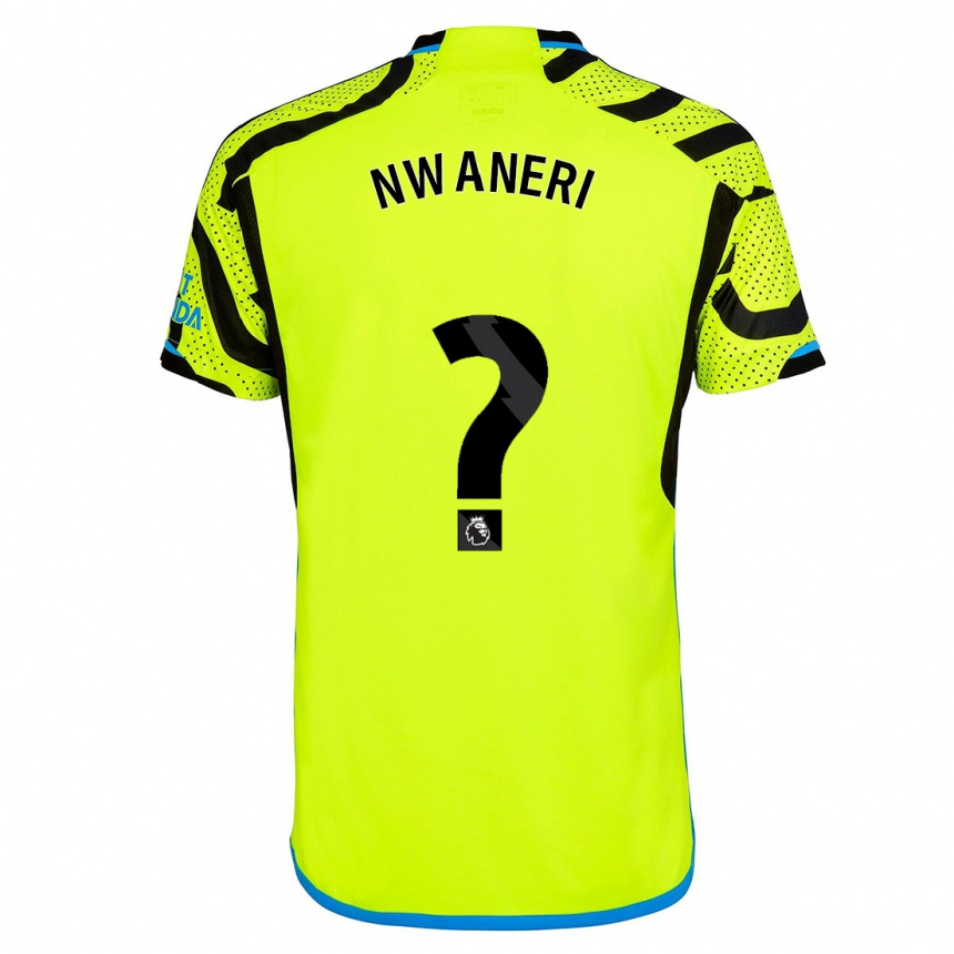 Niño Fútbol Camiseta Ethan Nwaneri #0 Amarillo 2ª Equipación 2023/24 México