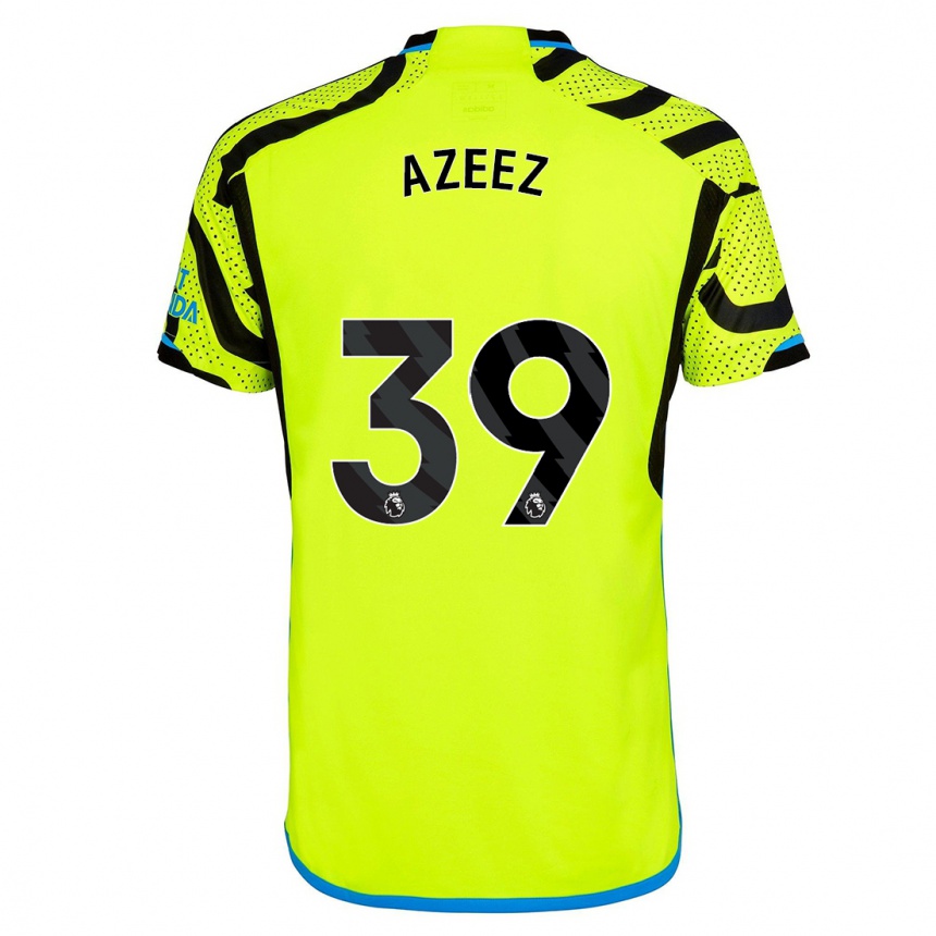 Niño Fútbol Camiseta Miguel Azeez #39 Amarillo 2ª Equipación 2023/24 México