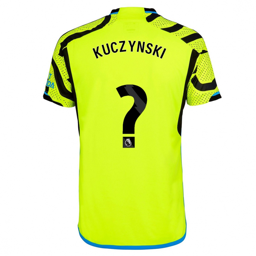 Niño Fútbol Camiseta Max Kuczynski #0 Amarillo 2ª Equipación 2023/24 México