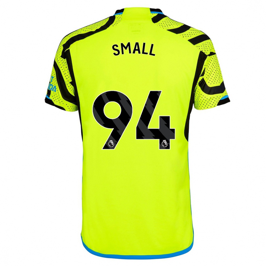 Niño Fútbol Camiseta Coby Small #94 Amarillo 2ª Equipación 2023/24 México