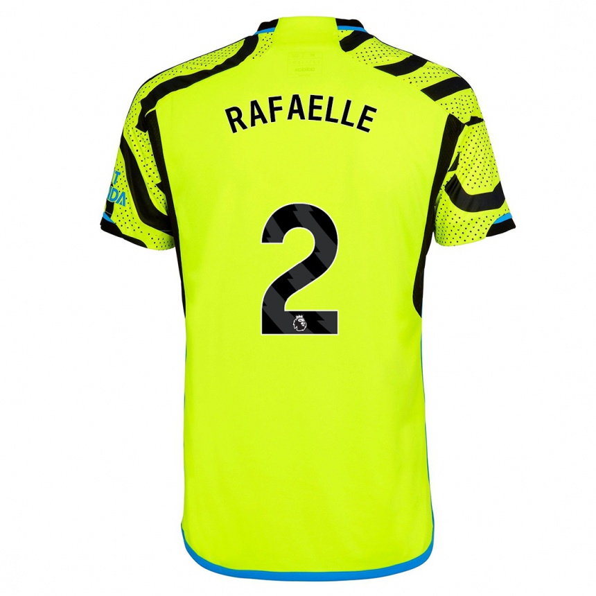 Niño Fútbol Camiseta Rafaelle Souza #2 Amarillo 2ª Equipación 2023/24 México