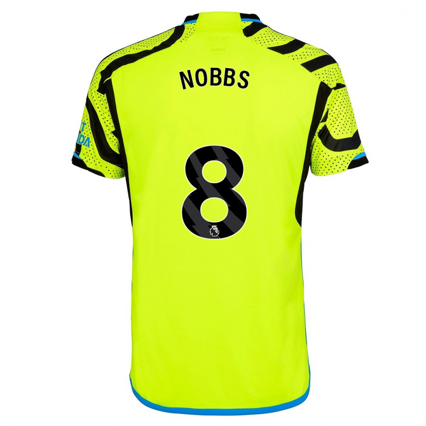 Niño Fútbol Camiseta Nobbs #8 Amarillo 2ª Equipación 2023/24 México