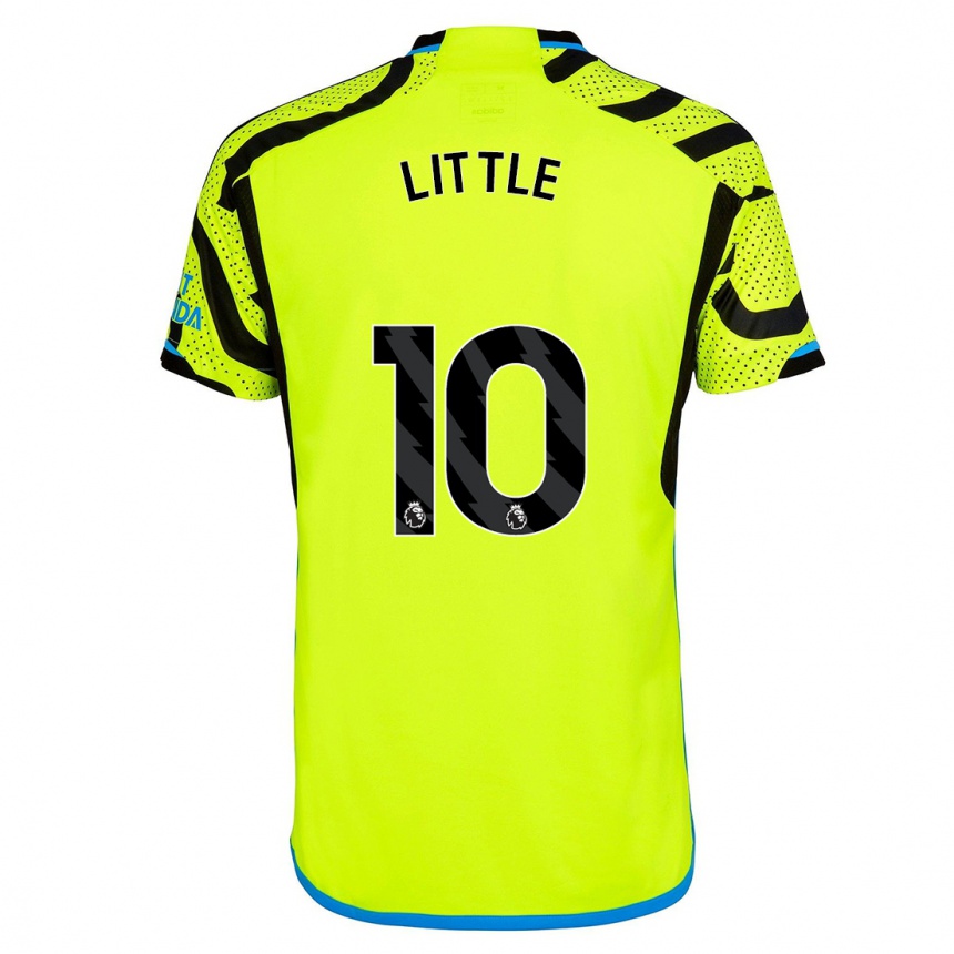 Niño Fútbol Camiseta Kim Little #10 Amarillo 2ª Equipación 2023/24 México