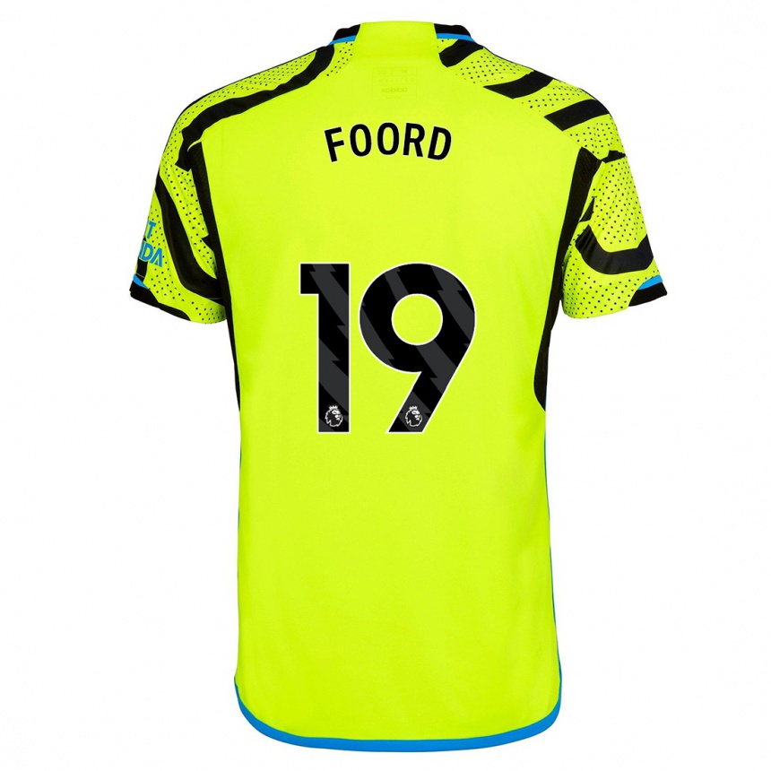 Niño Fútbol Camiseta Caitlin Foord #19 Amarillo 2ª Equipación 2023/24 México