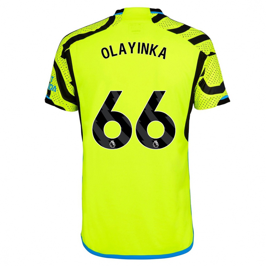 Niño Fútbol Camiseta James Olayinka #66 Amarillo 2ª Equipación 2023/24 México