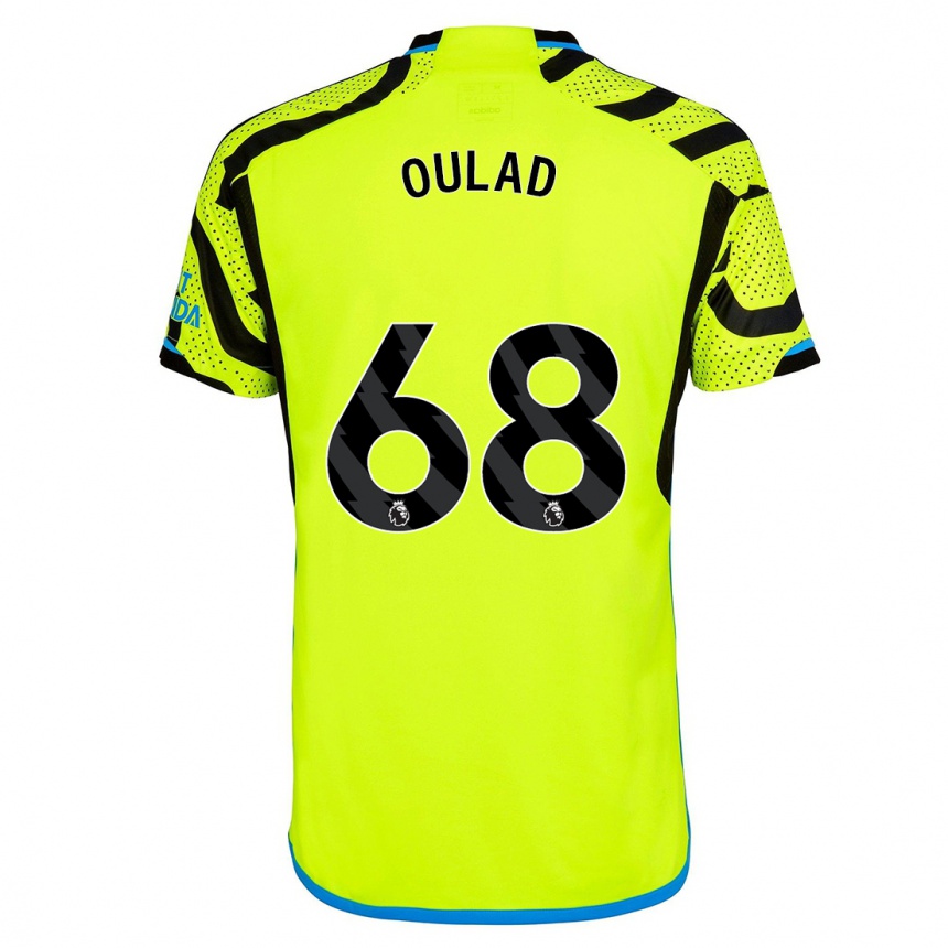 Niño Fútbol Camiseta Salah-Eddine Oulad M'hand #68 Amarillo 2ª Equipación 2023/24 México