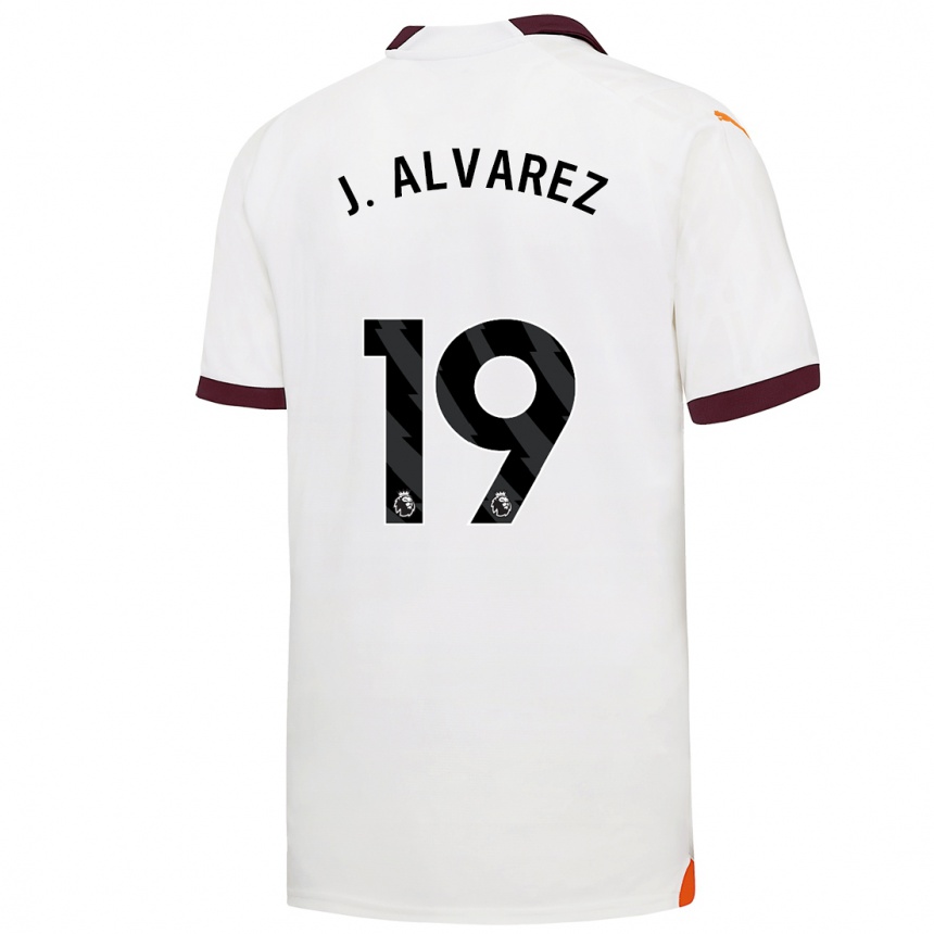 Niño Fútbol Camiseta Julian Alvarez #19 Blanco 2ª Equipación 2023/24 México