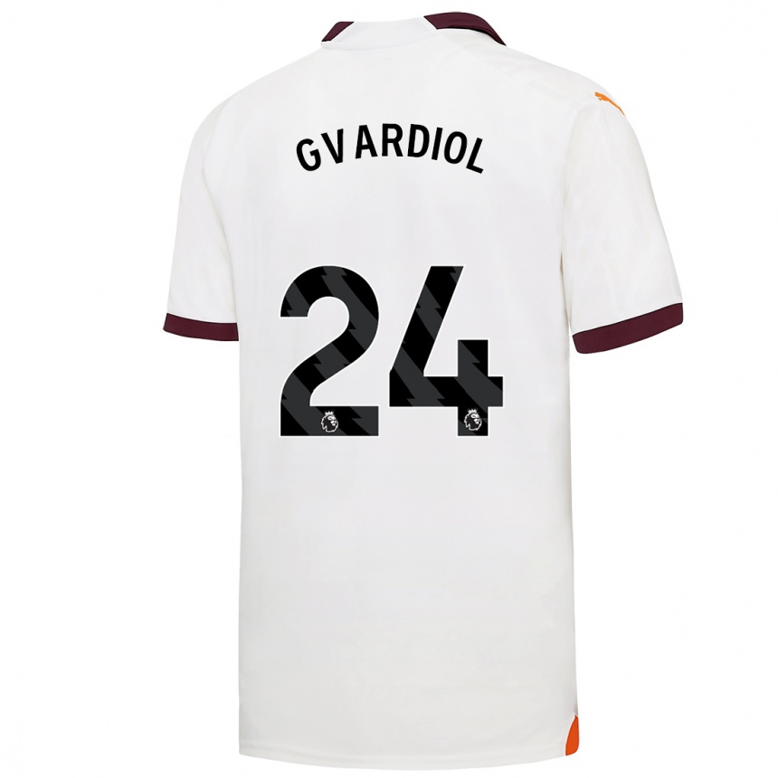 Niño Fútbol Camiseta Josko Gvardiol #24 Blanco 2ª Equipación 2023/24 México