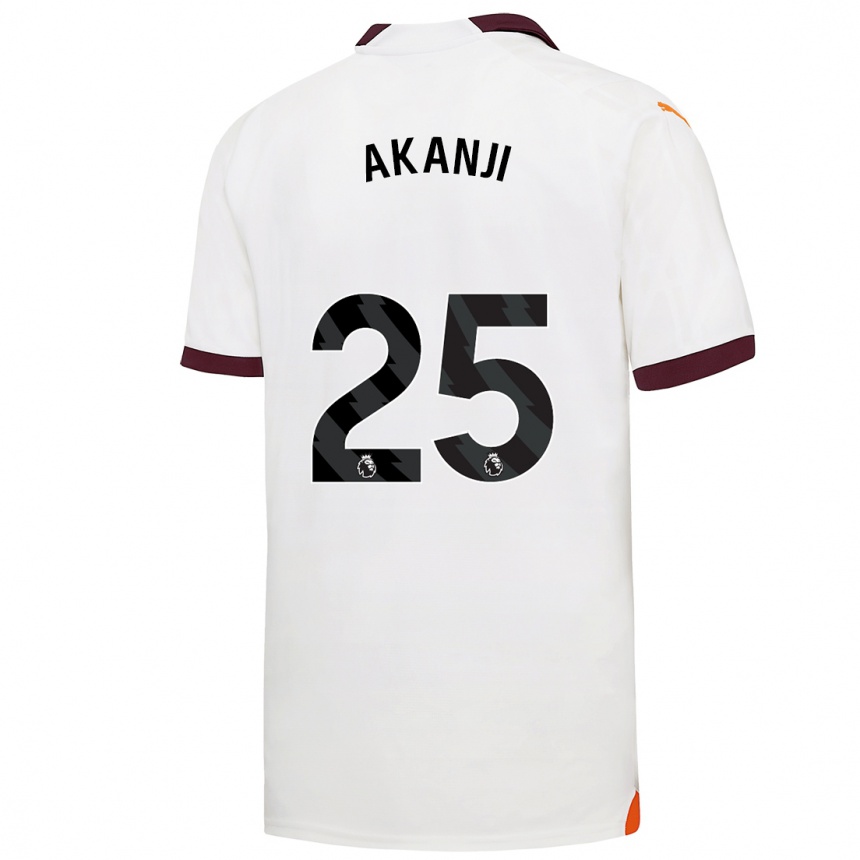 Niño Fútbol Camiseta Manuel Akanji #25 Blanco 2ª Equipación 2023/24 México