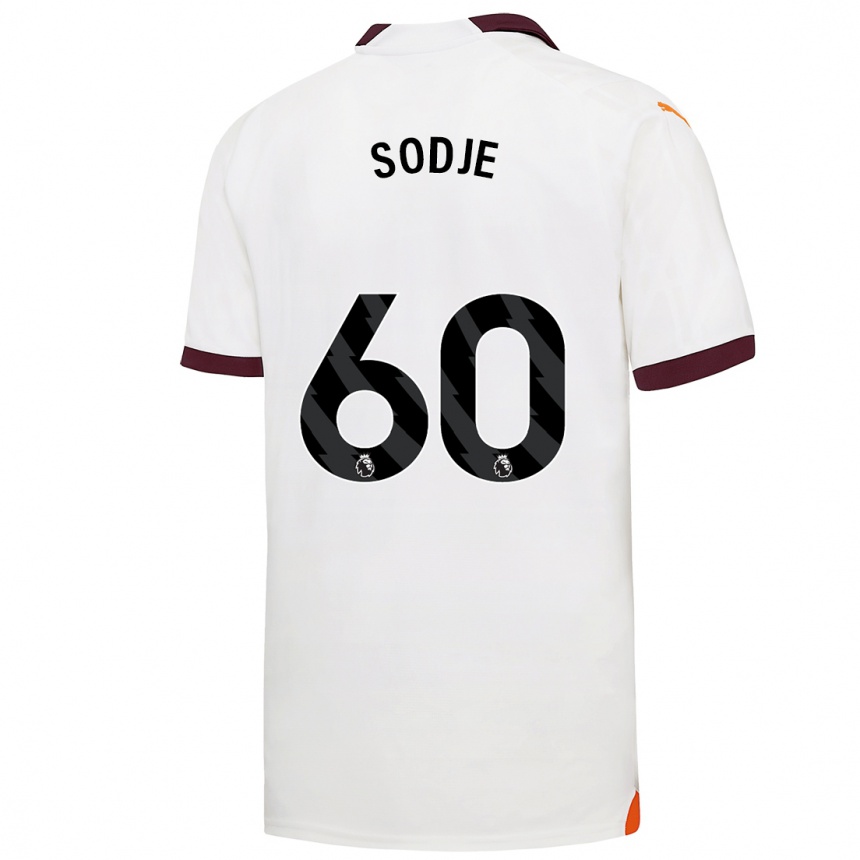 Niño Fútbol Camiseta Tai Sodje #60 Blanco 2ª Equipación 2023/24 México