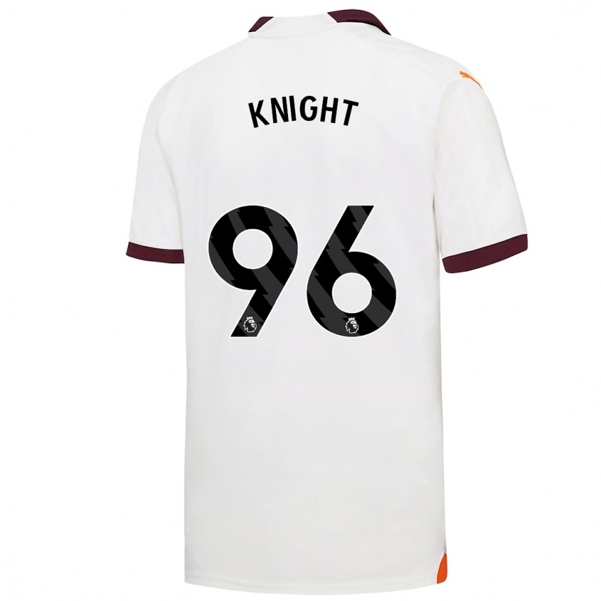 Niño Fútbol Camiseta Ben Knight #96 Blanco 2ª Equipación 2023/24 México