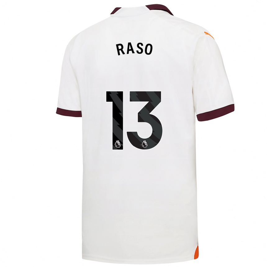 Niño Fútbol Camiseta Hayley Raso #13 Blanco 2ª Equipación 2023/24 México