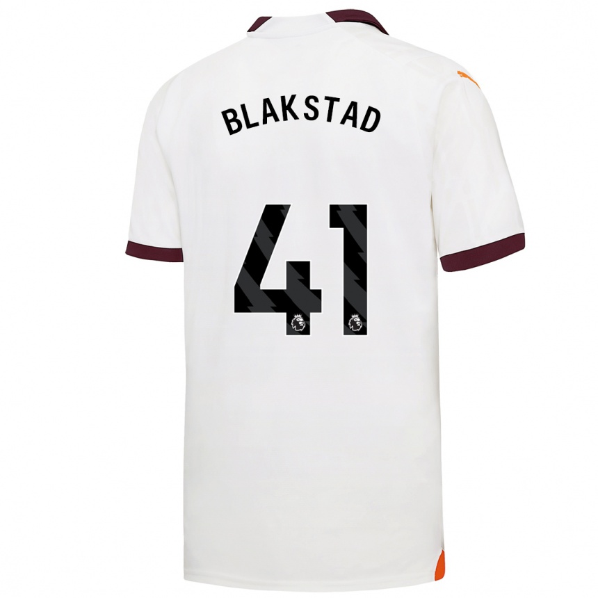 Niño Fútbol Camiseta Julie Blakstad #41 Blanco 2ª Equipación 2023/24 México