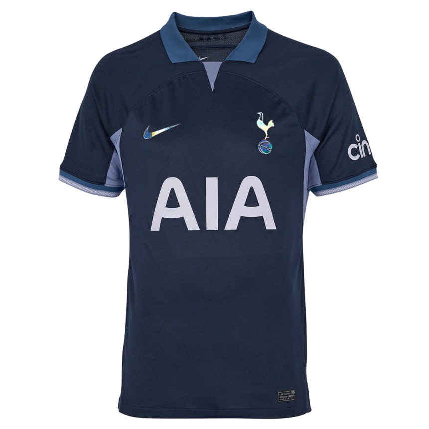 Niño Fútbol Camiseta Heung-Min Son #7 Azul Oscuro 2ª Equipación 2023/24 México