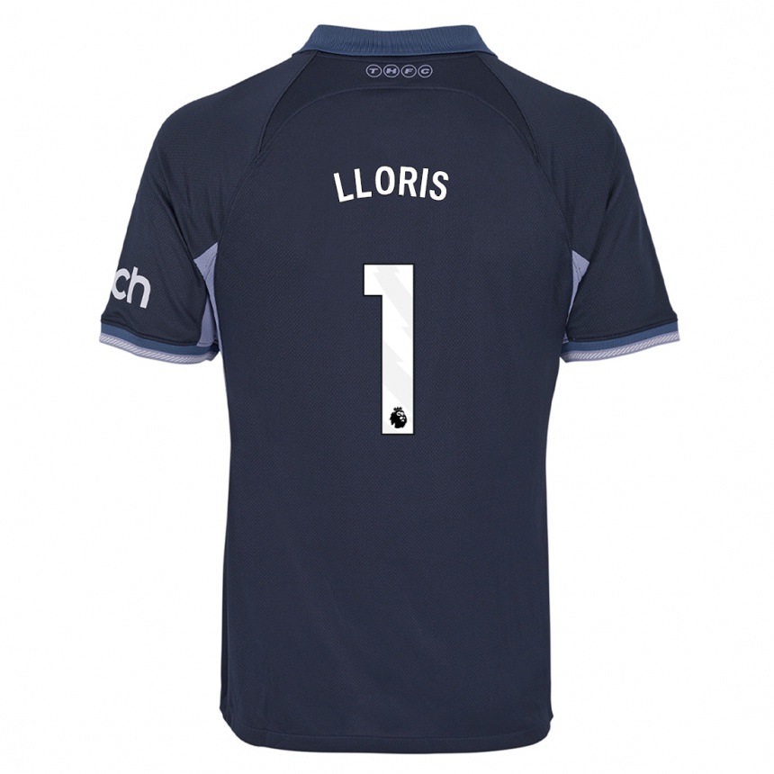 Niño Fútbol Camiseta Hugo Lloris #1 Azul Oscuro 2ª Equipación 2023/24 México