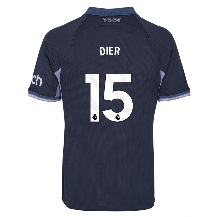 Niño Fútbol Camiseta Eric Dier #15 Azul Oscuro 2ª Equipación 2023/24 México