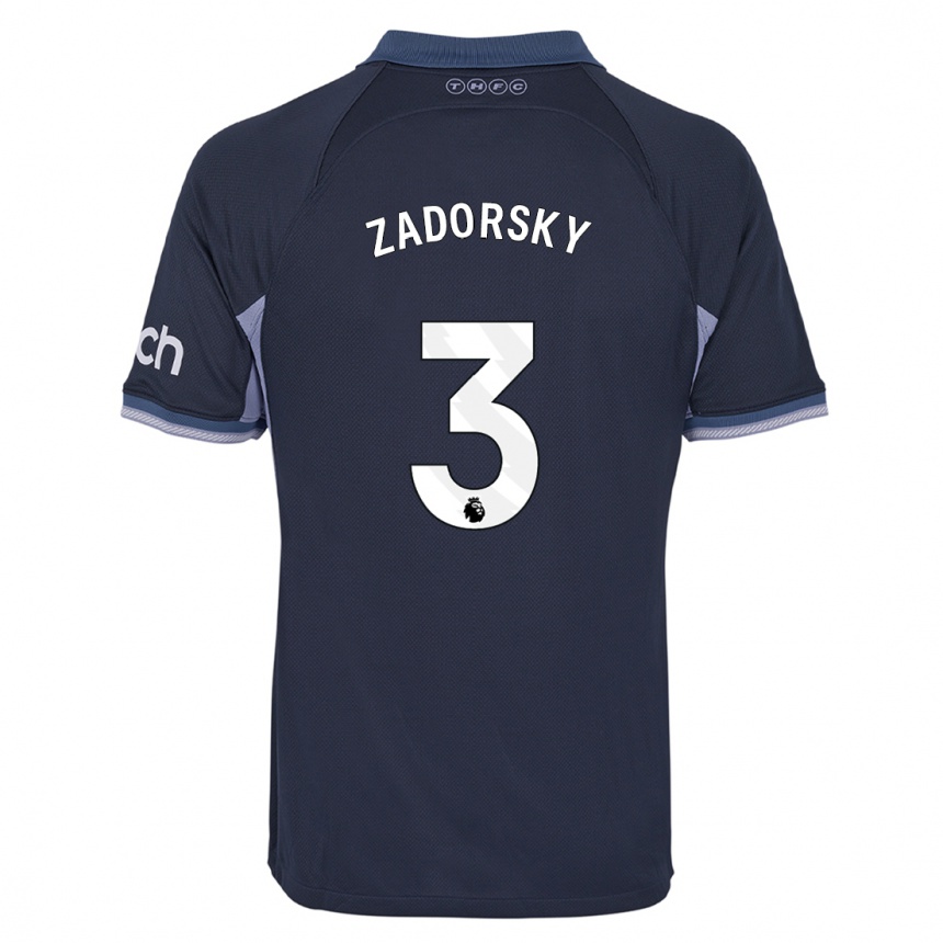 Niño Fútbol Camiseta Shelina Zadorsky #3 Azul Oscuro 2ª Equipación 2023/24 México