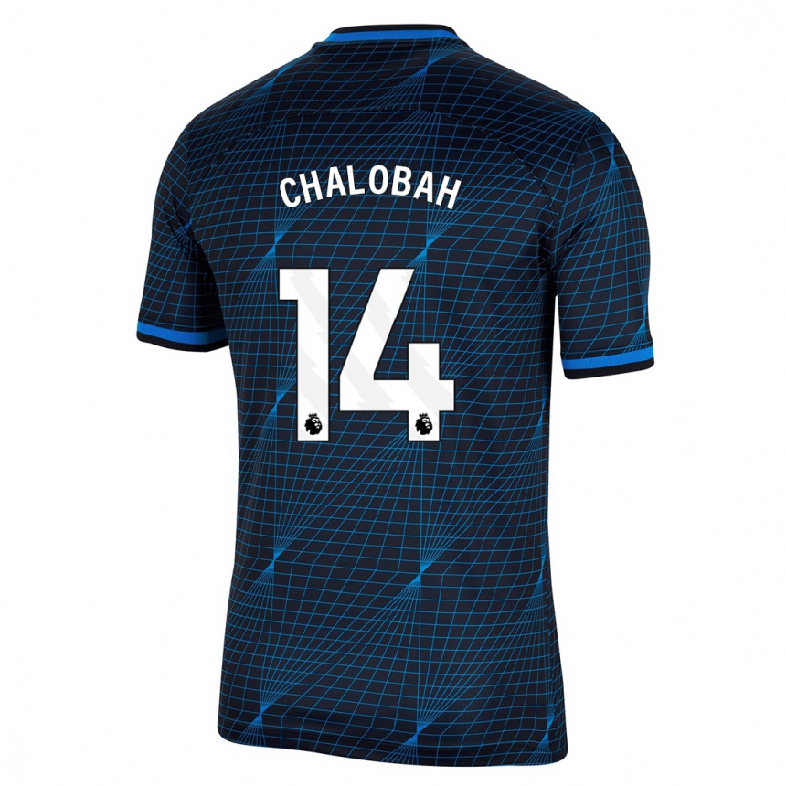 Niño Fútbol Camiseta Trevoh Chalobah #14 Azul Oscuro 2ª Equipación 2023/24 México