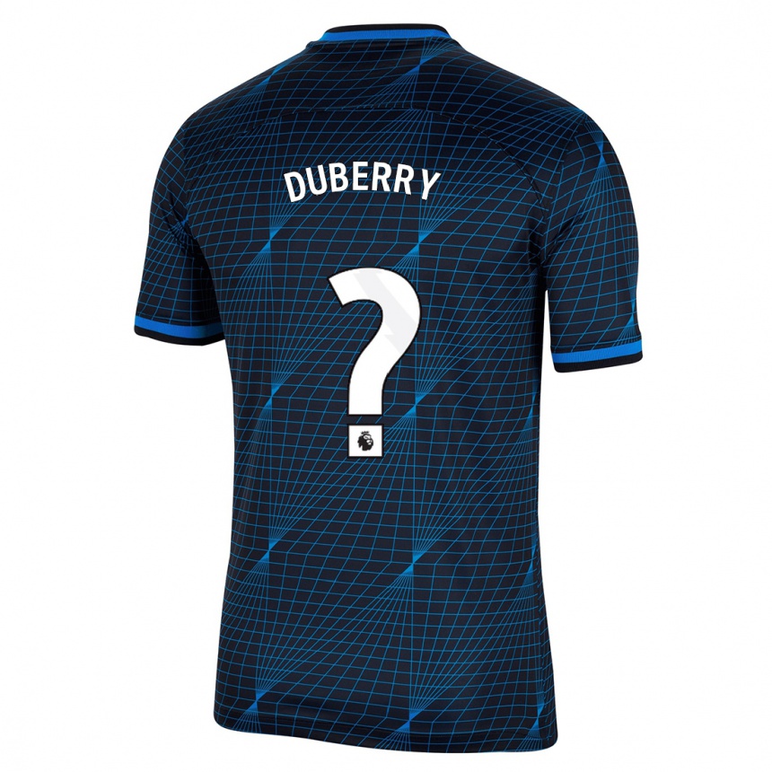 Niño Fútbol Camiseta Zain Silcott-Duberry #0 Azul Oscuro 2ª Equipación 2023/24 México