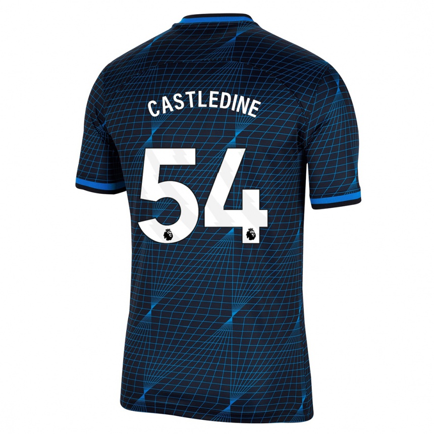 Niño Fútbol Camiseta Leo Castledine #54 Azul Oscuro 2ª Equipación 2023/24 México