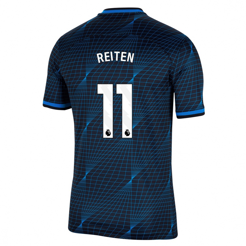 Niño Fútbol Camiseta Guro Reiten #11 Azul Oscuro 2ª Equipación 2023/24 México